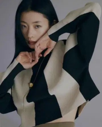 [새상품] WIDE STRIPE KNIT TOP*Ameri Vintage