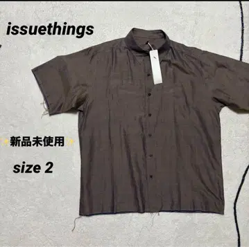 [미사용 새상품] issuethings 실크 셔츠 2 베이지
