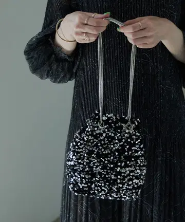 숄더 복조리 스팽글 백 niana 결혼식