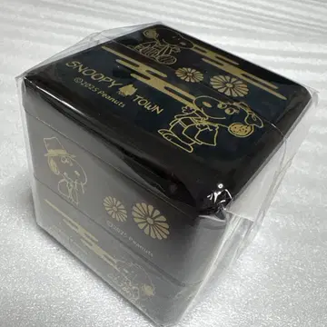 스누피 미니 도시락 일본풍 패턴