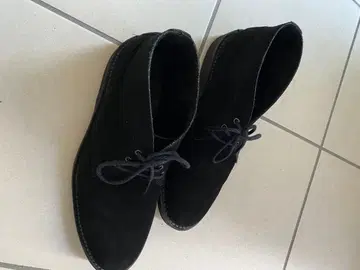 블랙 스웨이드 처카 부츠 레이스업 REGAL 리걸