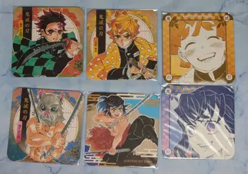 귀멸의 칼날 원화전 아트 코스터 카마보코대 탄지로 젠이츠 이노스케