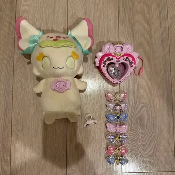 너와 아이돌 프리큐어 눈이 반짝반짝 프리룬 변신 아이돌 하트 브로치