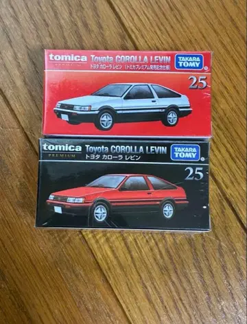 새상품 토미카 프리미엄 도요타 코롤라 레빈 (보통품 & 출시 기념 사양)
