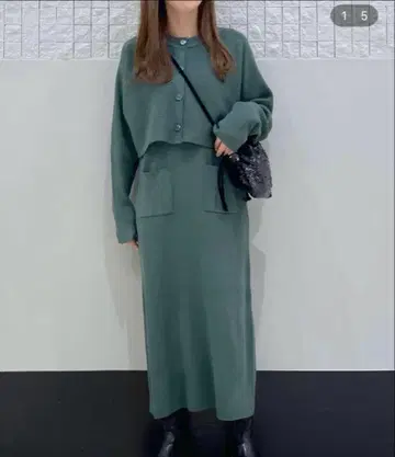 택 포함 새상품 로리즈팜 2way 니트 원피스