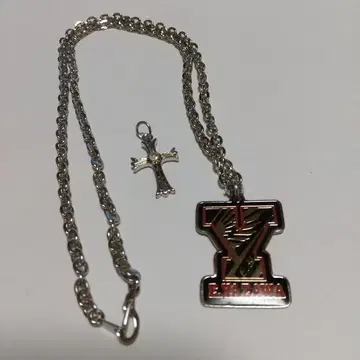 야자와 에이요시 E.YAZAWA Y자형 펜던트 목걸이 크로스 참 포함