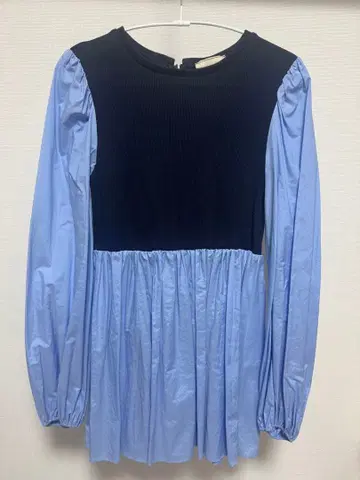 UNITED ARROWS 긴팔 상의 네이비/라이트 블루