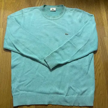 라코스테 에메랄드 그린 니트