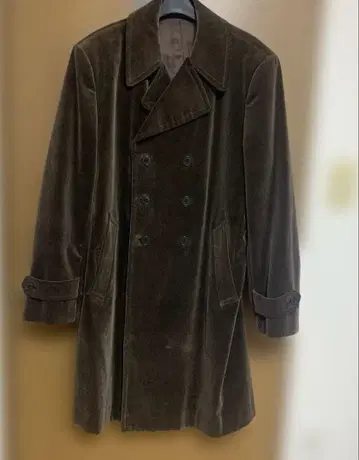 Paul Smith 폴스미스 더블 체스터 코트 롱 코듀로이