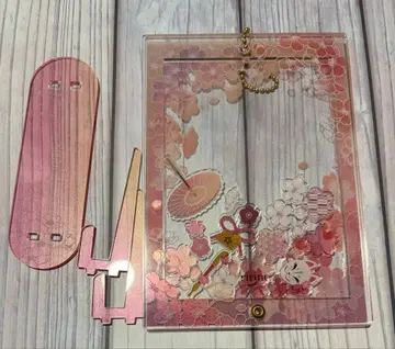 중고 FUKUYA 후쿠야 벚꽃 아크릴 프레임 대 벚꽃색