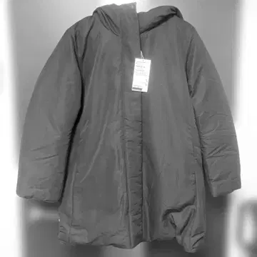 [ 새상품 ] MUJI 발수 다운 미들 코트 블랙 M 사이즈