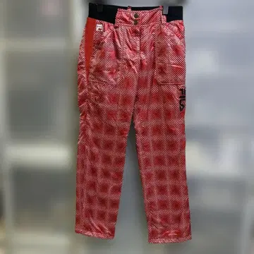 FILA 여성용 물방울 패턴 충전솜 팬츠