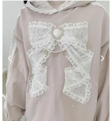 ROJITA 로지타 리본 맨투맨 원피스 핑크