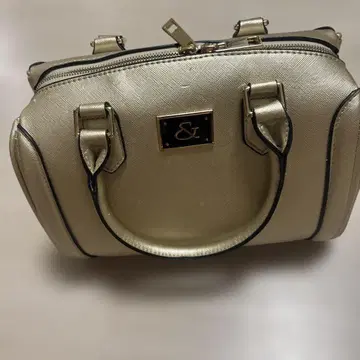 Pinky&dianne 골드 핸드백 지퍼 포함