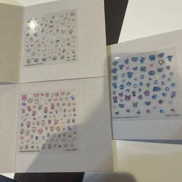 나루미야 캐릭터 네일씰 메조 피아노 1 폼폼푸린 2 엔젤 블루 2