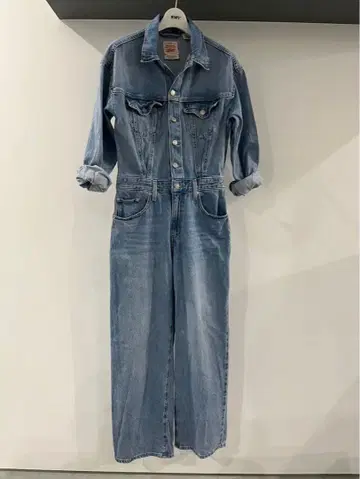 LEVI'S 올인원 데님 점프수트 작업복 XS 레어
