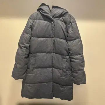 다운 자켓 SLOBE SLB 그레이 세미 롱 코트