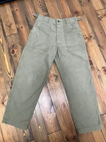 TCB jeans 베이커 팬츠 올리브 M