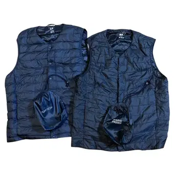 [ UNIQLO ] 유니클로 퍼프 테크 컴팩트 베스트 2개 세트 (M)