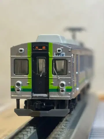 철콜 료로 철도 7700계 그린 가부키 3량 세트