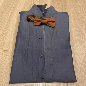 ORIHICA 턱시도 셔츠 나비 넥타이