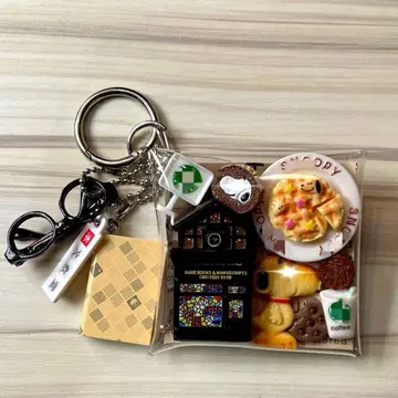 가챠 파우치 카페 서점 PEANUTS