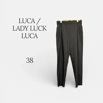새상품급 레이디 럭클루카 루카 팬츠 루즈핏 테이퍼드 캐주얼 고급 M