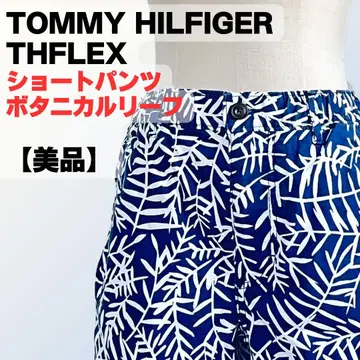 [새상품급] TOMMY HILFIGER THFLEX 보태니컬 무늬 숏팬츠
