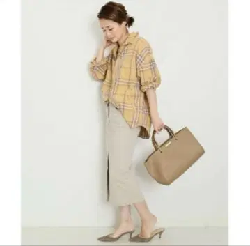 Deuxieme Classe 집업 체크 셔츠