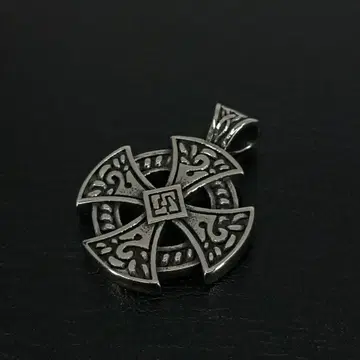 켈트 십자가 펜던트 목걸이 실버 은