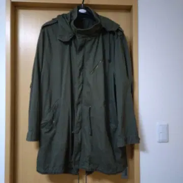 6LB 올리브 그린 후드 부착 밀리터리 자켓