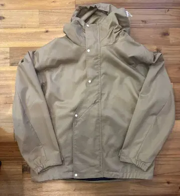 HATRA 하트라 거의 미사용품 코튼 쉘 후드 블루종 BEIGE