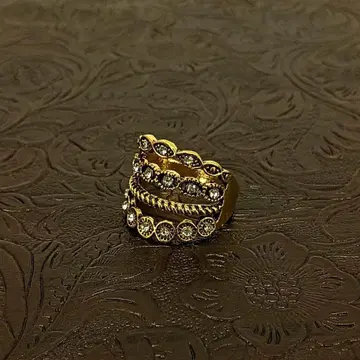 빈티지 골드 반지 링 지르코니아 앤티크 레트로 21호