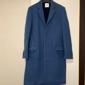 UNITED TOKYO 파랑 체스터 코트