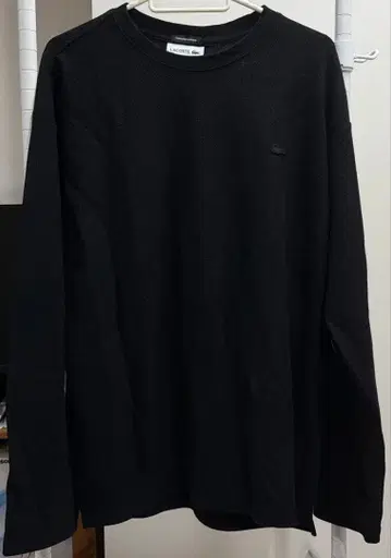 라코스테 LACOSTE 블랙 긴팔 티셔츠 M