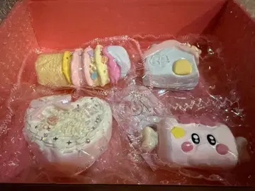 스퀴즈 4개 세트 파스텔 컬러 핑크 묶음 판매 쪼물쪼물 반짝반짝