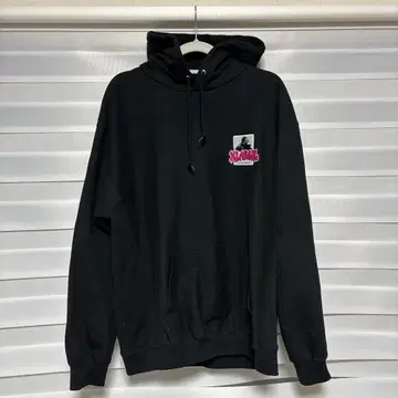 XLARGE 블랙 후드 부착 후드티 사이즈 L