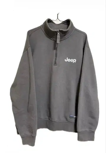 지프 하프 지퍼 트레이닝복 아스팔트 그레이 그레이 XL