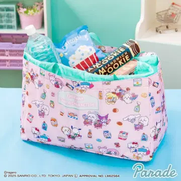 치이카와 키티 산리오 레지 바스켓 백 레지 카고 백 하치와레 토끼