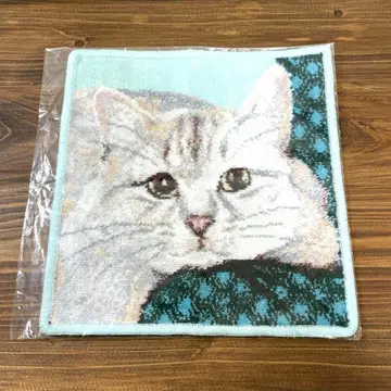 [ 미개봉 새상품 ] 페이러 손수건 캐츠 화이트 고양이