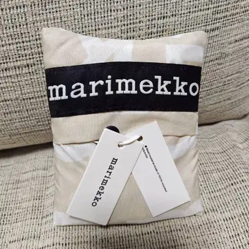 마리메꼬 로고 프린트 스마트백 에코백 베이지