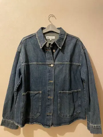 ZARA 데님 자켓 L 사이즈 데님 블루