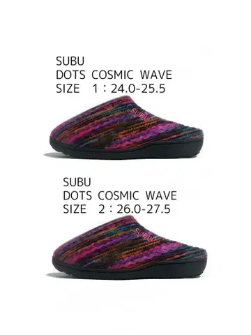 2족 SUBU DOTS COSMIC WAVE 사이즈 1 사이즈 2