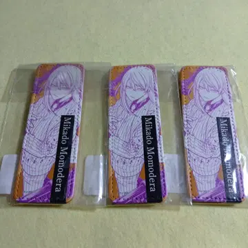 도지사 문 가죽 배지 3개 세트 도원암귀 미개봉 롱