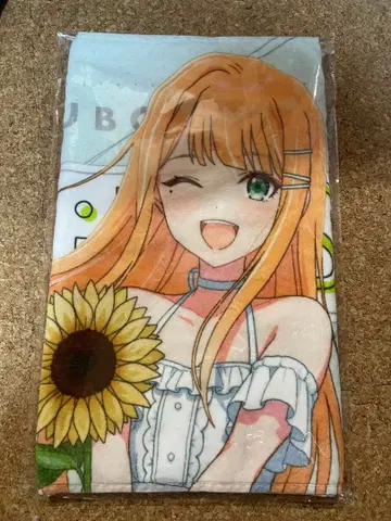 학마스 시운세이카 페이스 타월 sunflower