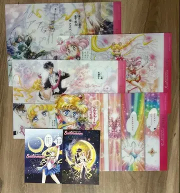 세일러문 카페 런치 매트 엽서 컴플리트