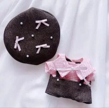 인형 옷 하피누이 치비누이 치비스토 의류 딸기 초코 리본 베레모