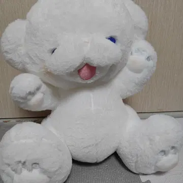 빅 사이즈 화이트 곰 인형