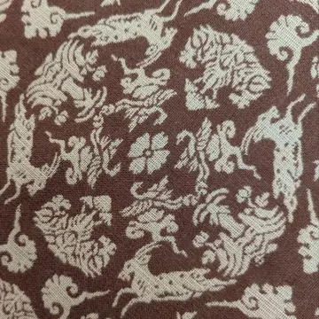 [ 미사용 ] 쇼소인 문양 보자기 대형 무스비