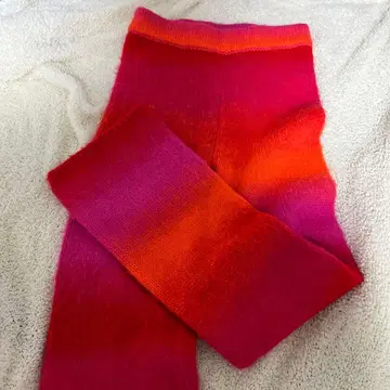 irojikake 그라데이션 니트 캐주얼 팬츠